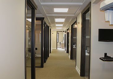 hallway in Premier Dental Care, our practice